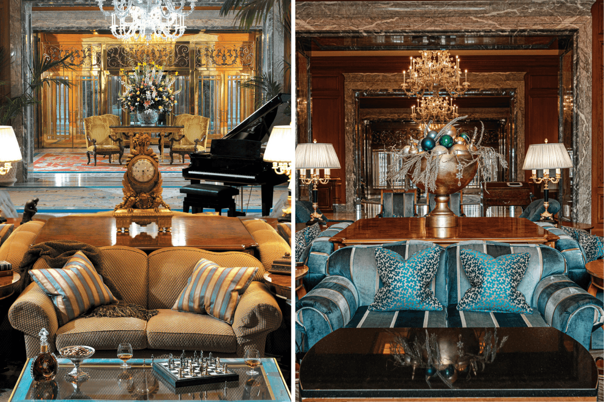 Then and Now Lobby Lounge