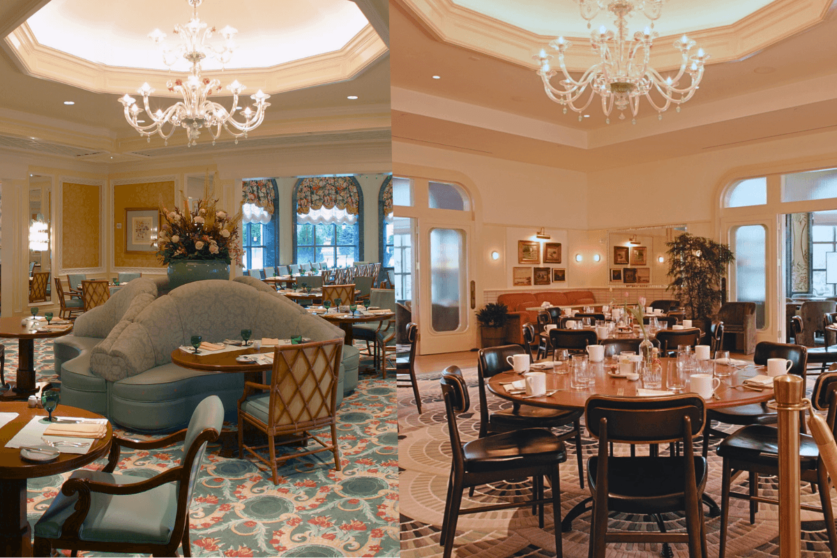Then and Now Garden Cafe to Laurel