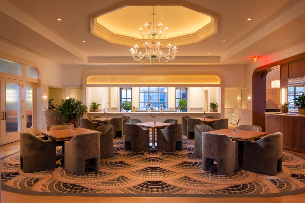 View of Laurel's Center Room Private Dining Space.