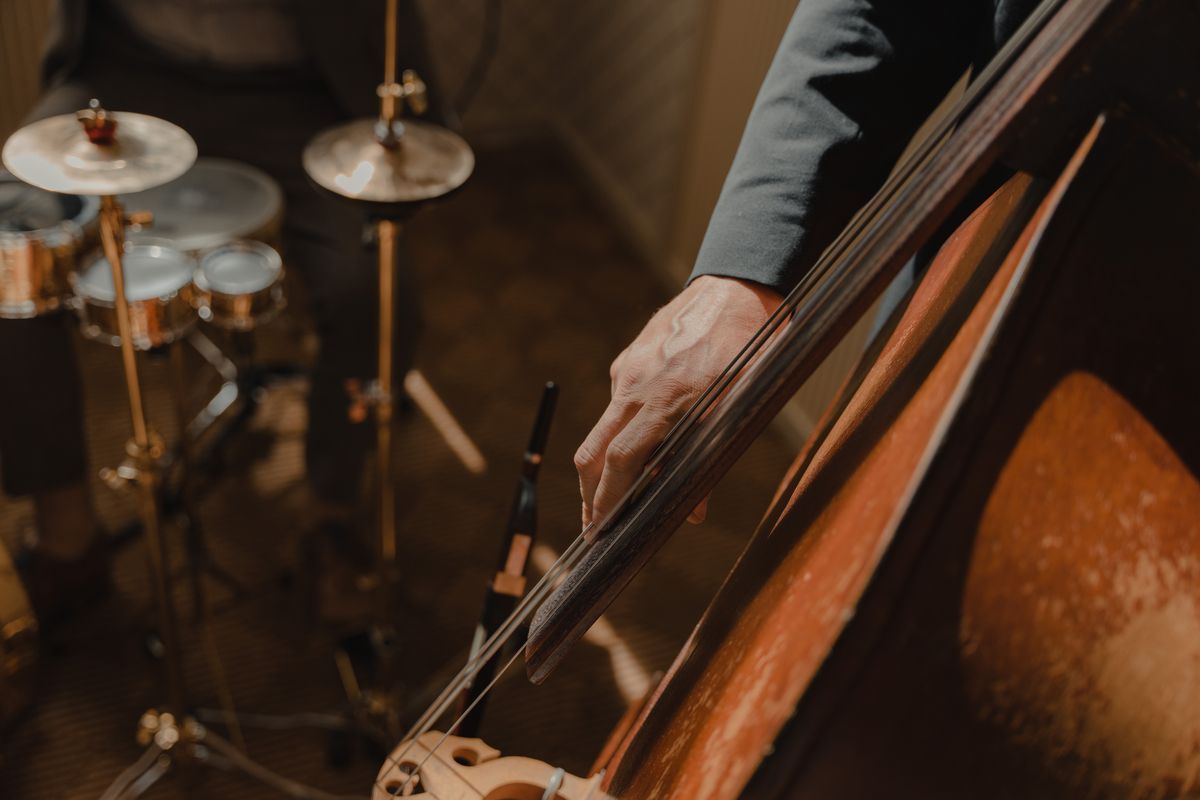 close up of someone playing the cello