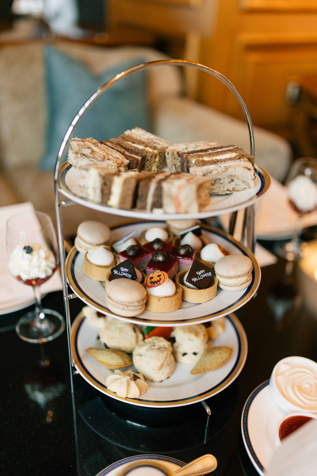 witches tea setup