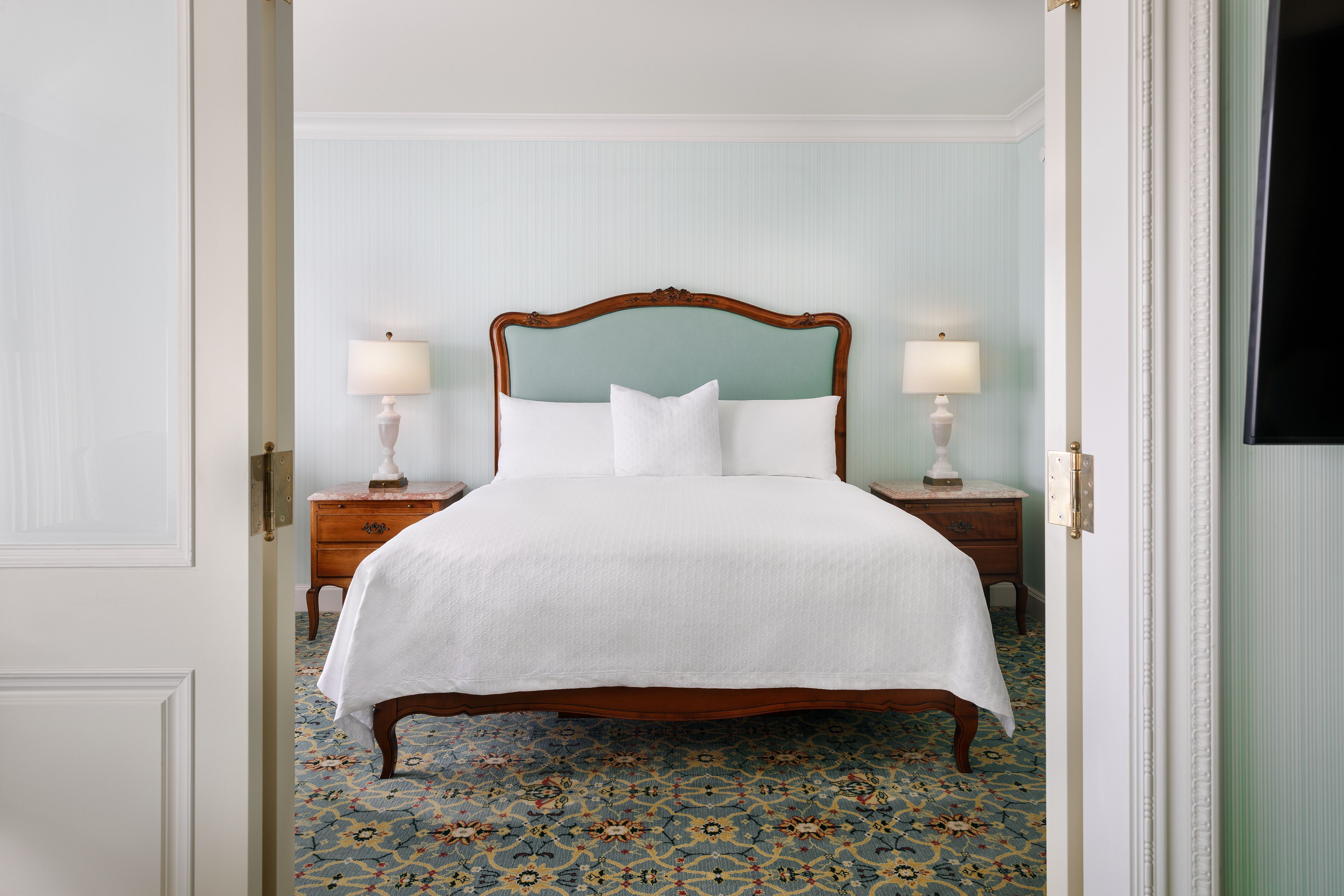 King bed in the Executive Suite