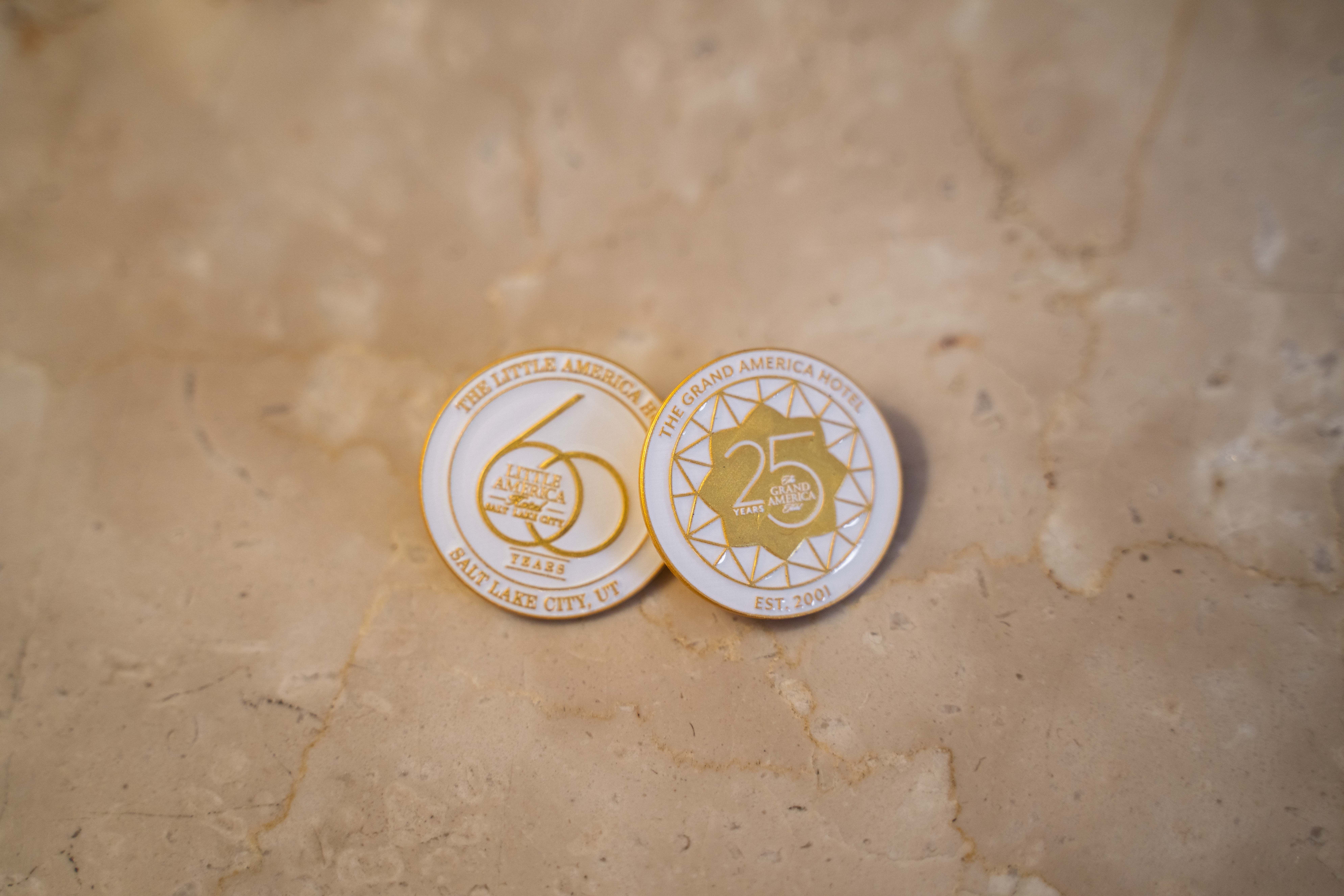 Commemorative Anniversary Enamel Pins