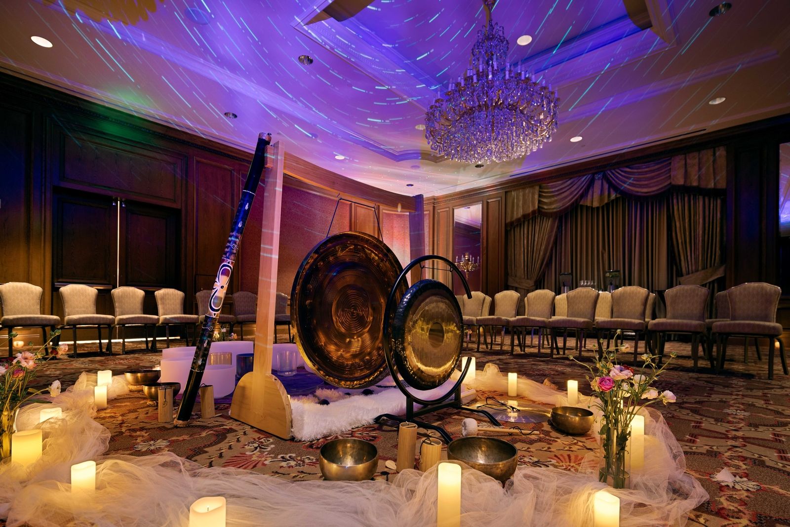 Sound Bath Set Up