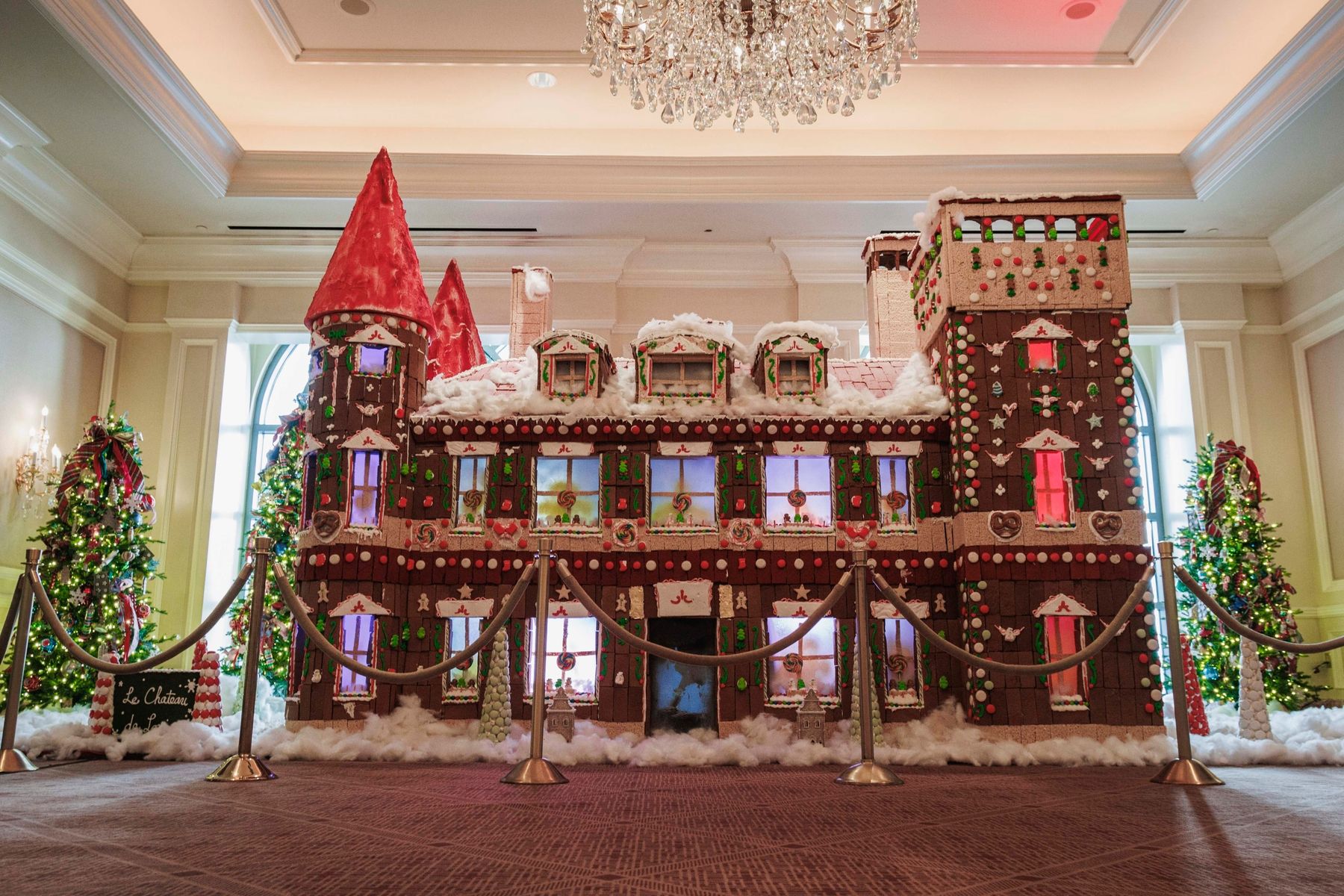 Massive ginger bread display