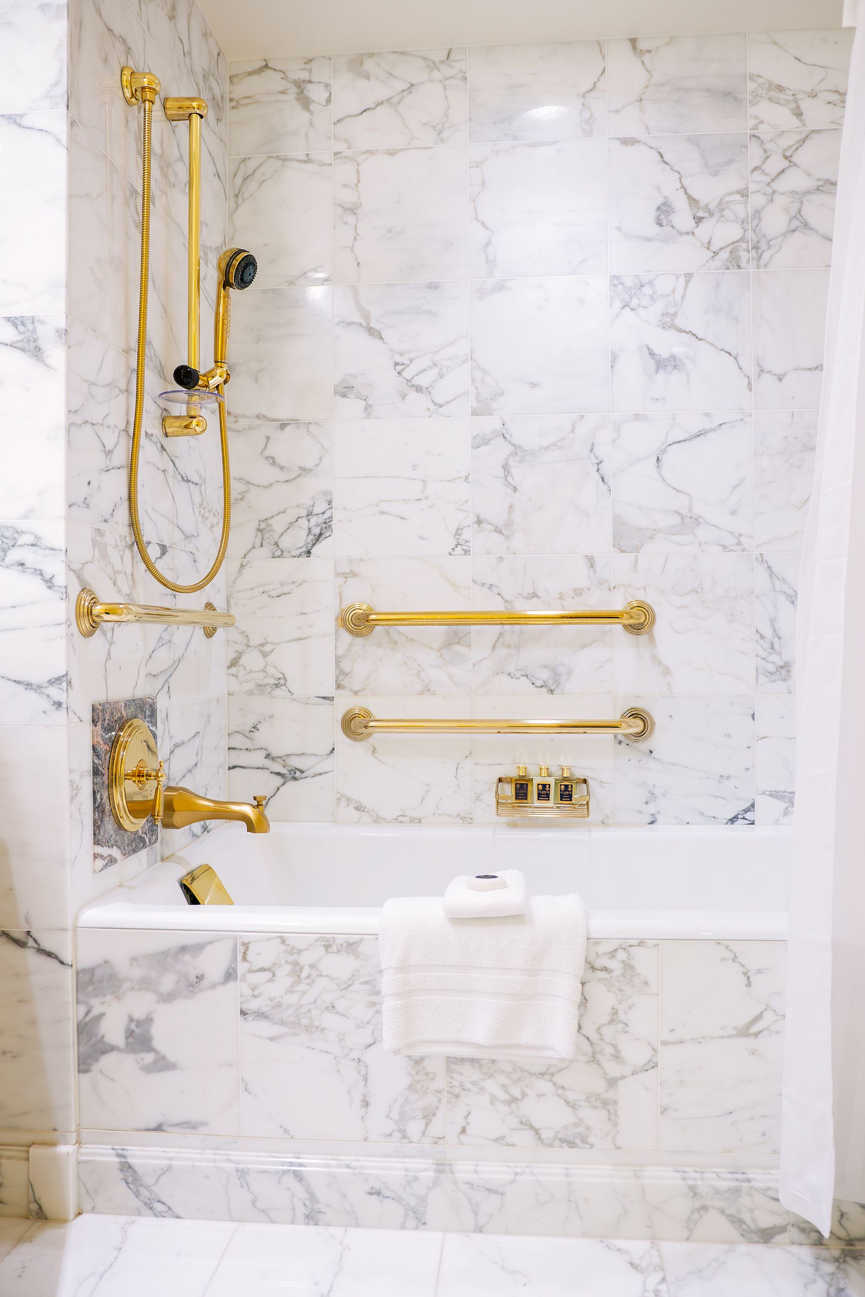 Accessible Room bathtub with grab bars