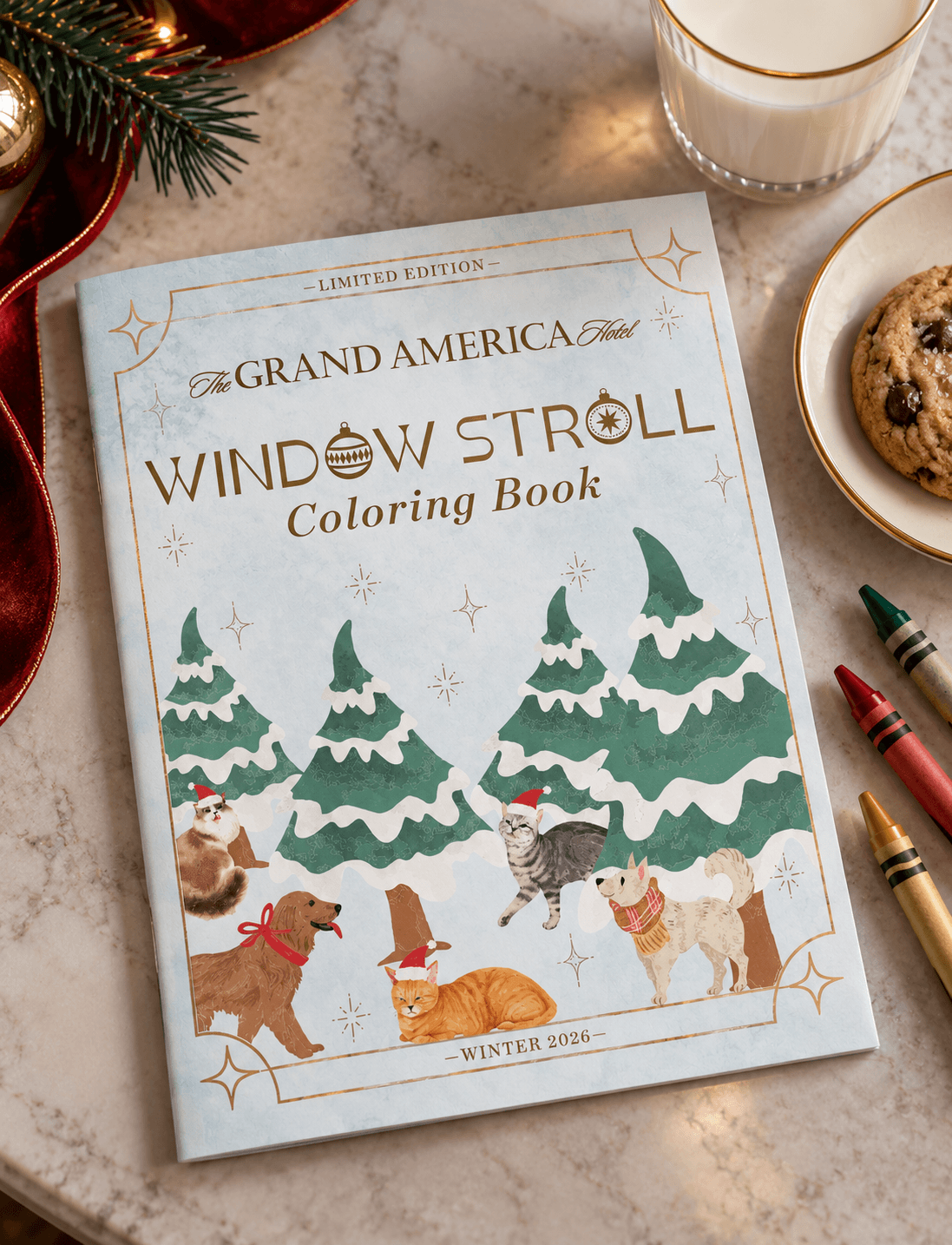 photo of the window stroll coloring book
