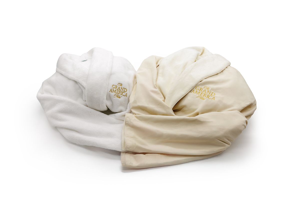 White and off-white robes