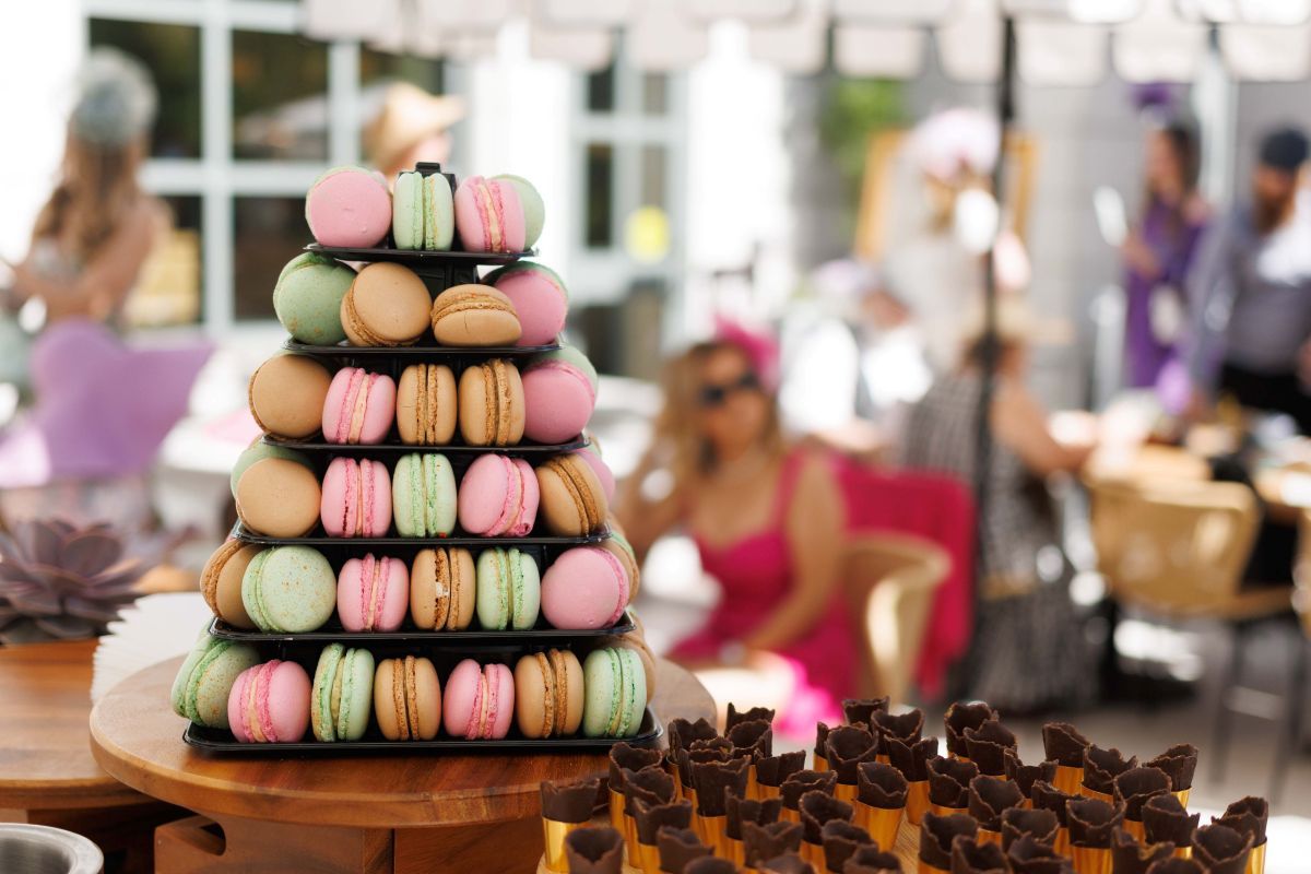 Tower of macarons