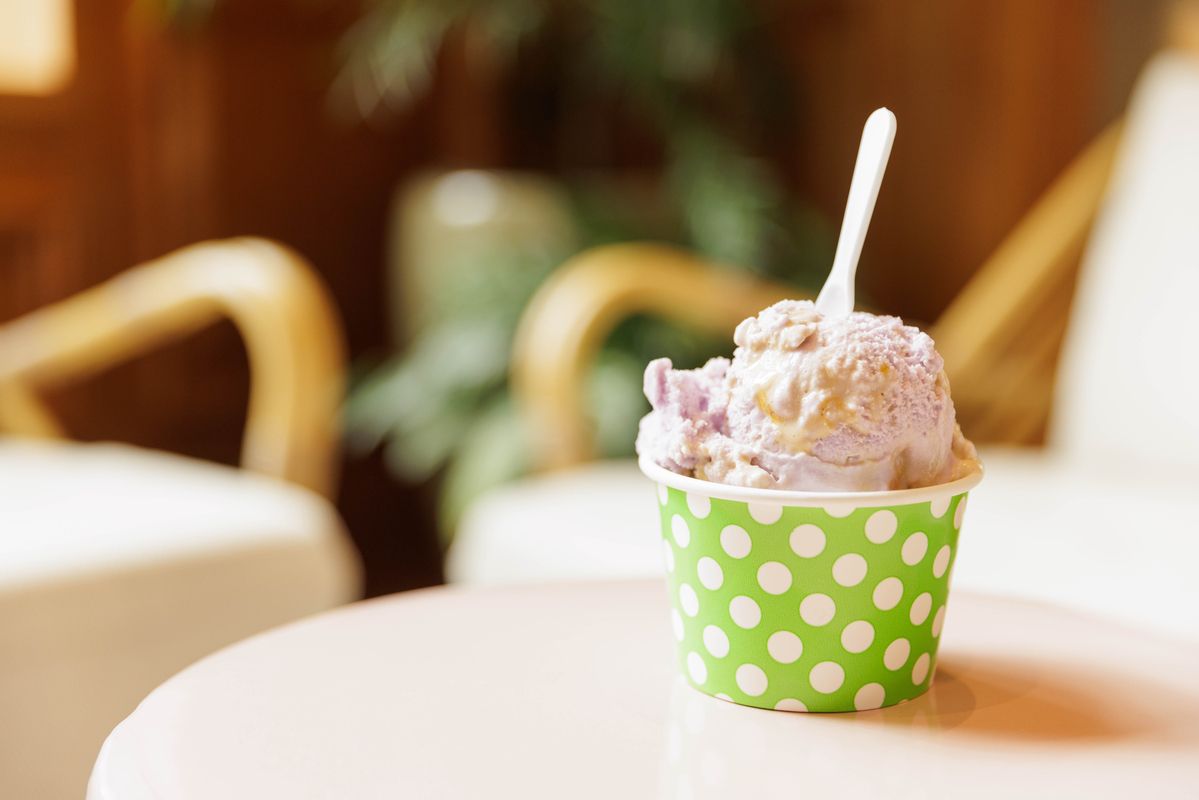 ice cream at Bonne Vie