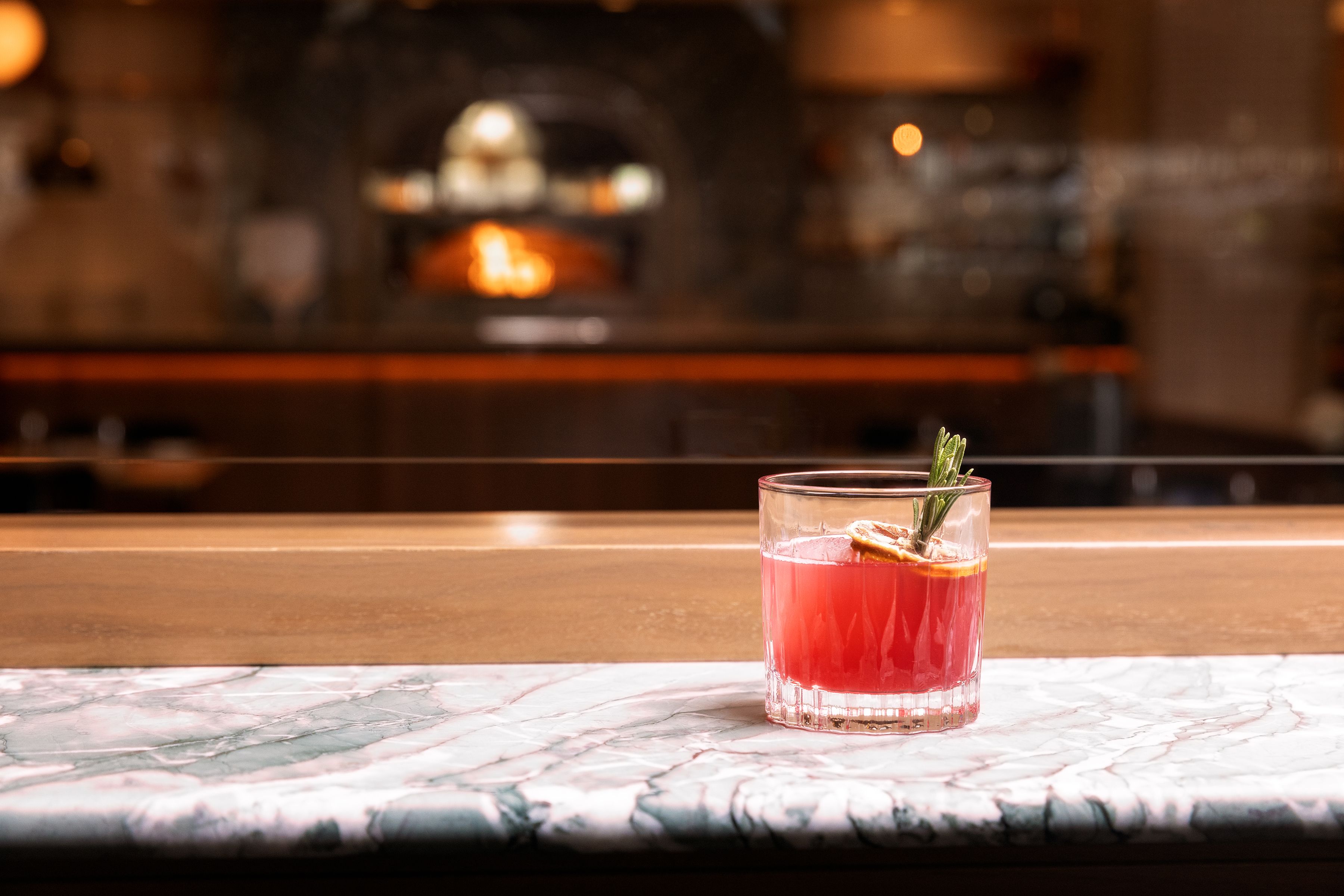 Craft cocktail at Laurel