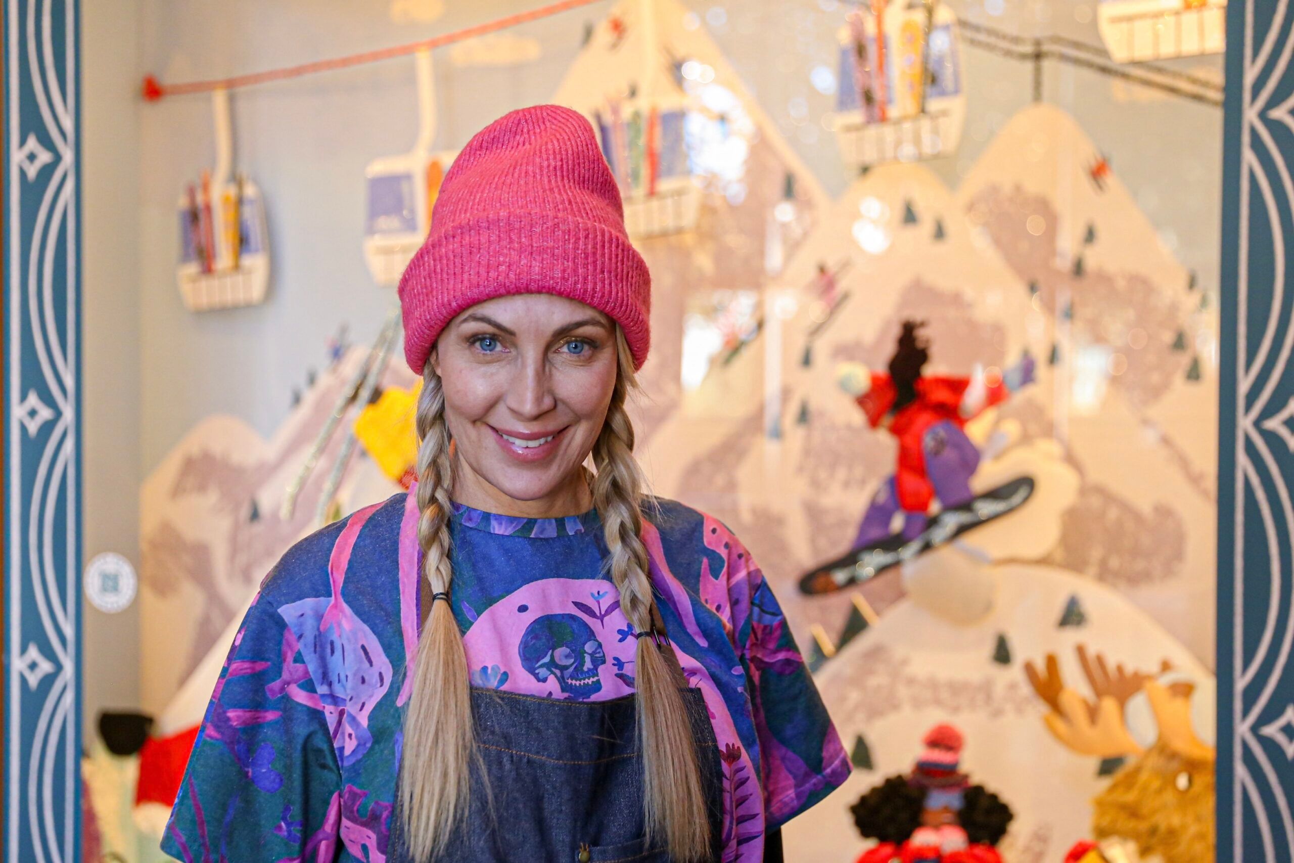 Faces of The Grand: Jonnie Hartman Brings Color and Whimsy to the 2022 Window Stroll