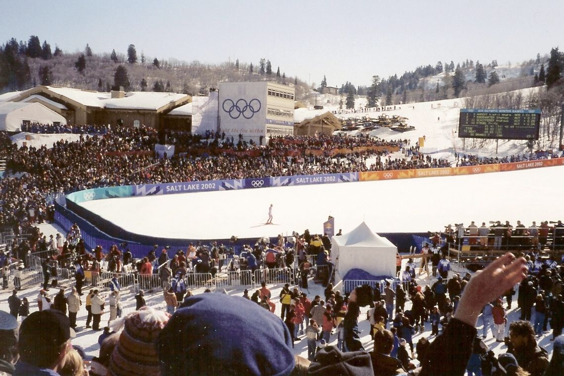 photo of the 2002 winter olympics held in salt lake city