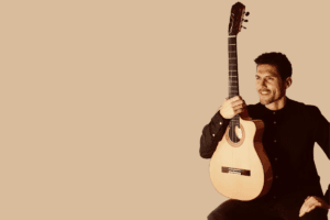 musician with guitar