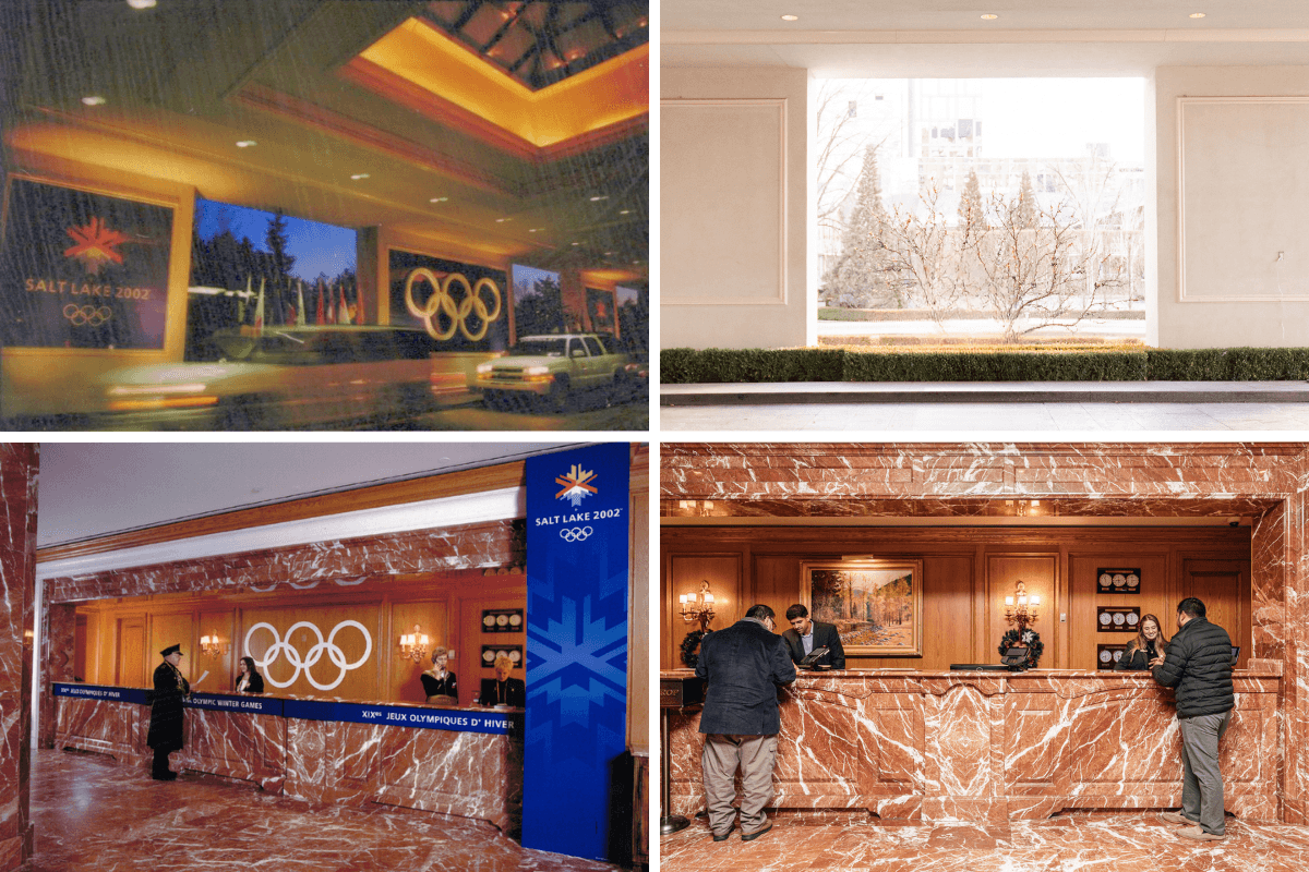 Front drive and front desk 2002 then and now