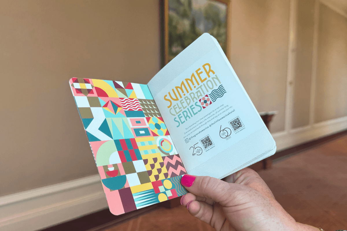 Summer celebration series Passport inside cover