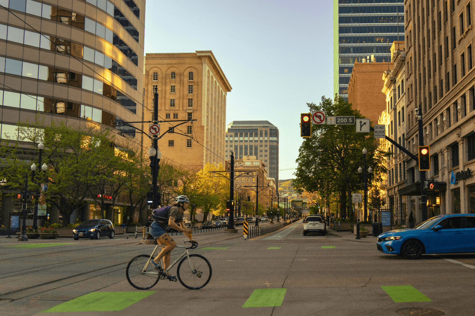 Downtown Salt Lake City street