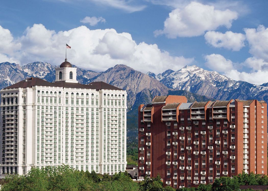 Exterior view of both hotels