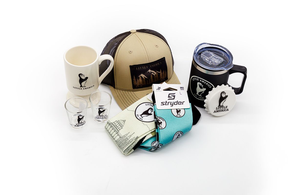 Hat, socks, and cups from Styder
